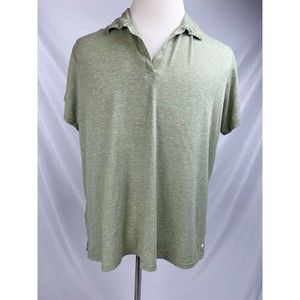Columbia Men Size 2X Green Polo Green Short Sleeve Shirt Collar
